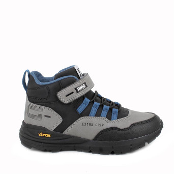 SNEAKERS MIT VIBRAM SOHLE FUER JUNGEN   SCHWARZ-STAHL SNEAKERS MIT VIBRAM SOHLE FUER JUNGEN   SCHWARZ-STAHL