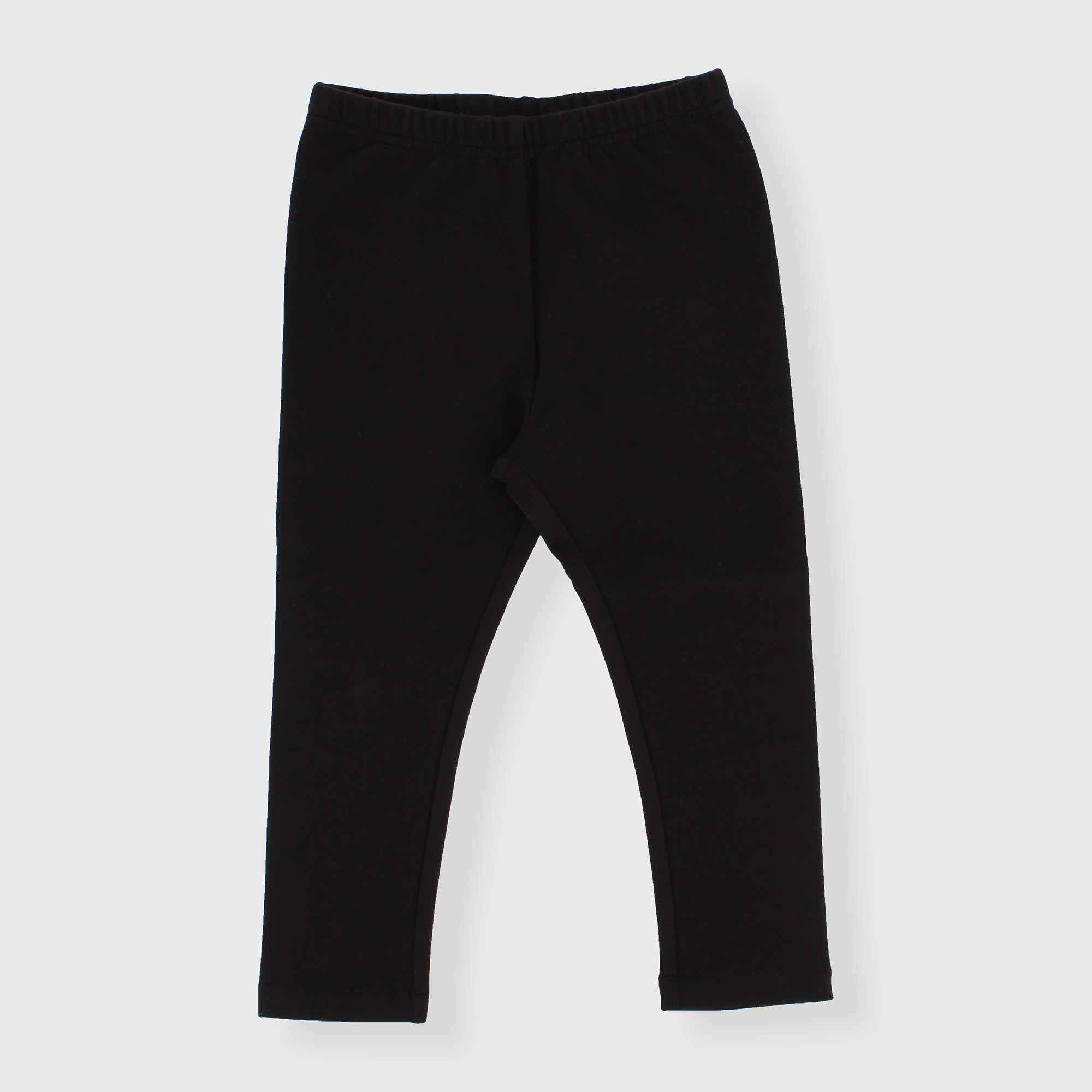Fleece-Leggings für Mädchen, schwarz