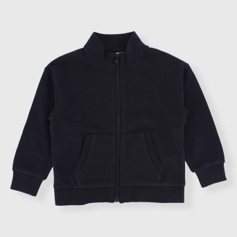 Felpa mezzo collo da bambino, BLU Felpa mezzo collo da bambino, BLU