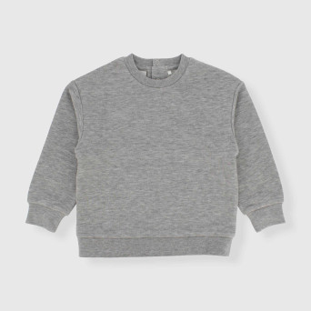 Felpa girocollo da bambino, GRIGIO Felpa girocollo da bambino, GRIGIO