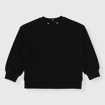 Felpa girocollo da bambino, NERO Felpa girocollo da bambino, NERO
