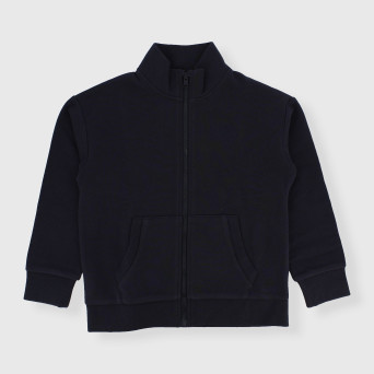 Felpa mezzo collo da bambino, BLU Felpa mezzo collo da bambino, BLU