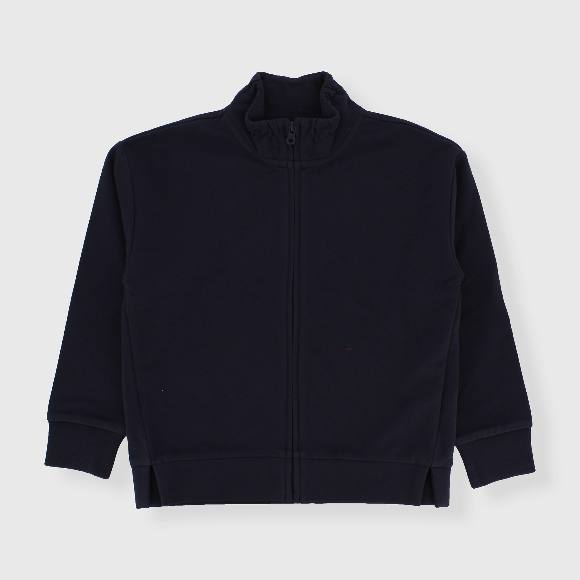 Sweat-shirt&#x20;&#x20;&#x20;mit&#x20;halbem&#x20;Halsauschnitt&#x20;fuer&#x20;Maedchen,&#x20;&#x20;blau