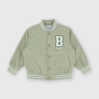 Boy's nylon bomber, brown Boy's nylon bomber, brown