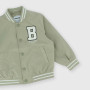 Boy's nylon bomber, brown Boy's nylon bomber, brown