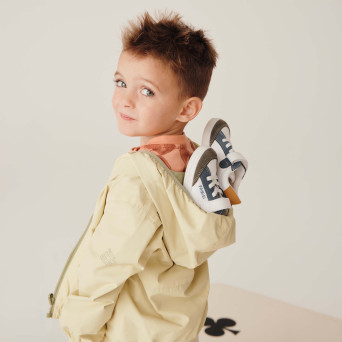Jacket in nylon for boy, green Jacket in nylon for boy, green
