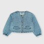 ДЖИНСОВАЯ КУРТКА ДЛЯ ДЕВОЧЕК, СИНИЙ ДЖИНСОВАЯ КУРТКА ДЛЯ ДЕВОЧЕК, СИНИЙ