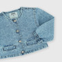 Blouson en jeans fille, bleu Blouson en jeans fille, bleu