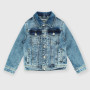 Cazadora vaquera de niño, azul Cazadora vaquera de niño, azul