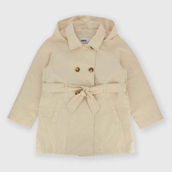 Girl's nylon trench, pink Girl's nylon trench, pink