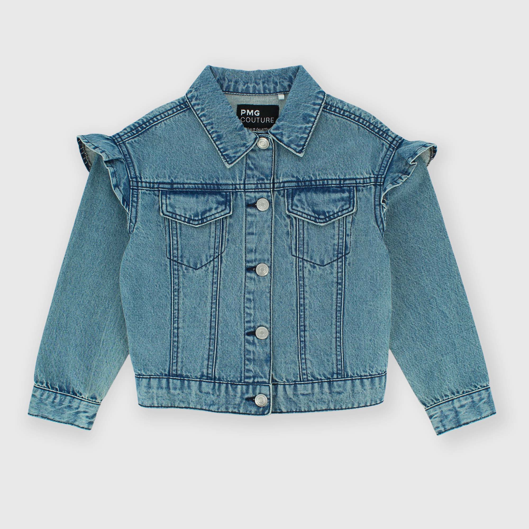 Primigi Giubbino in jeans da bambina, blu, Taglia 6