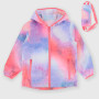 Girl's nylon jacket,  white Girl's nylon jacket,  white