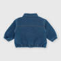 Jacket in fleece for newborn, blue Jacket in fleece for newborn, blue