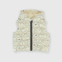 Gilet in nylon da neonato, beige Gilet in nylon da neonato, beige