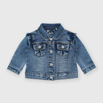 Chaqueta vaquera para bebé niña, azul Chaqueta vaquera para bebé niña, azul