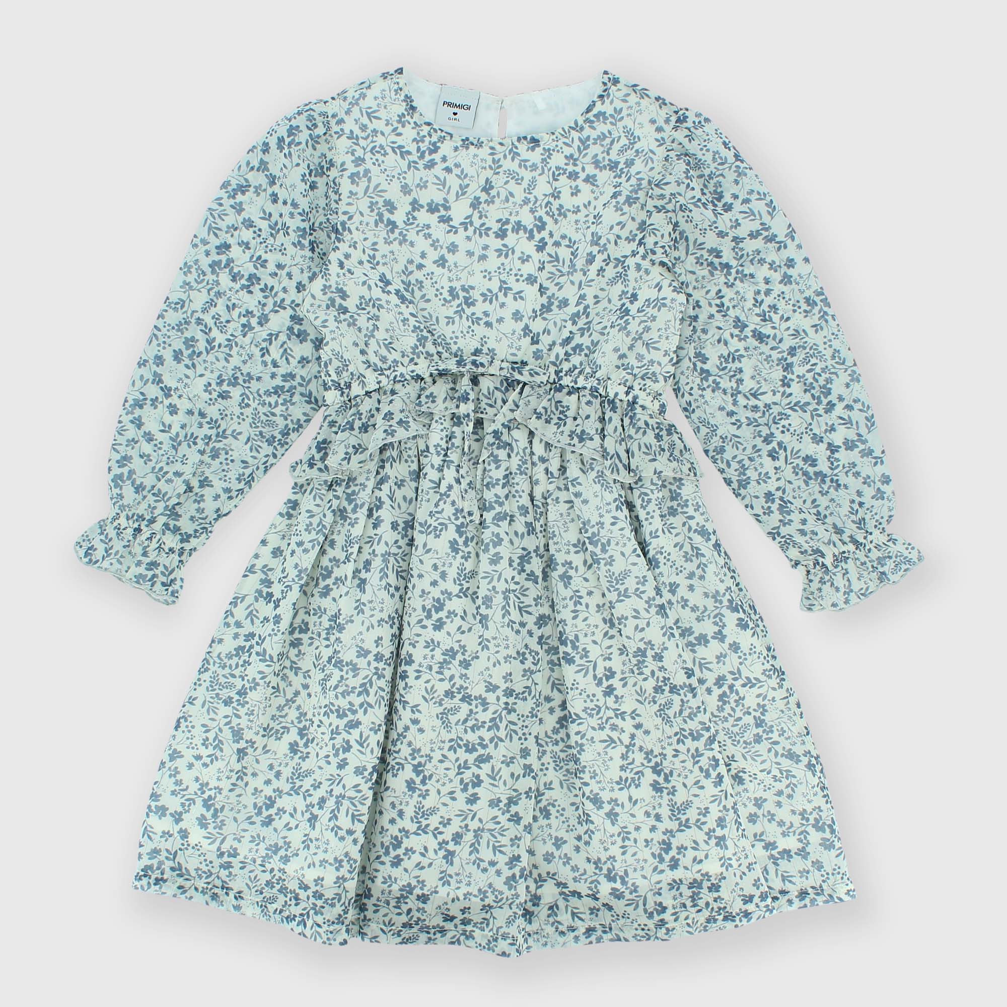 Primigi Vestito in chiffon da bambina, bianco, Taglia 36M