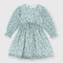 Girl's chiffon dress, white Girl's chiffon dress, white