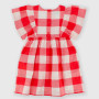 Girl's coton dress, red Girl's coton dress, red