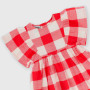 Vestito in cotone da bambina, rosso Vestito in cotone da bambina, rosso
