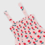 Vestido de viscosa para niña, rosa Vestido de viscosa para niña, rosa