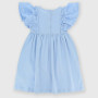 Girl's Jersey dress, blue Girl's Jersey dress, blue