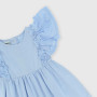 Girl's Jersey dress, blue Girl's Jersey dress, blue
