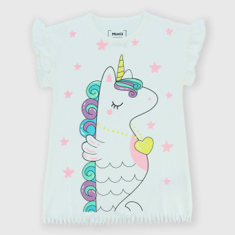 Couvre-maillot en Jersey fille, blanc Couvre-maillot en Jersey fille, blanc