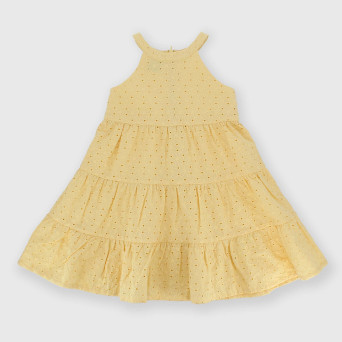 Lace dress for girls, yellow Lace dress for girls, yellow