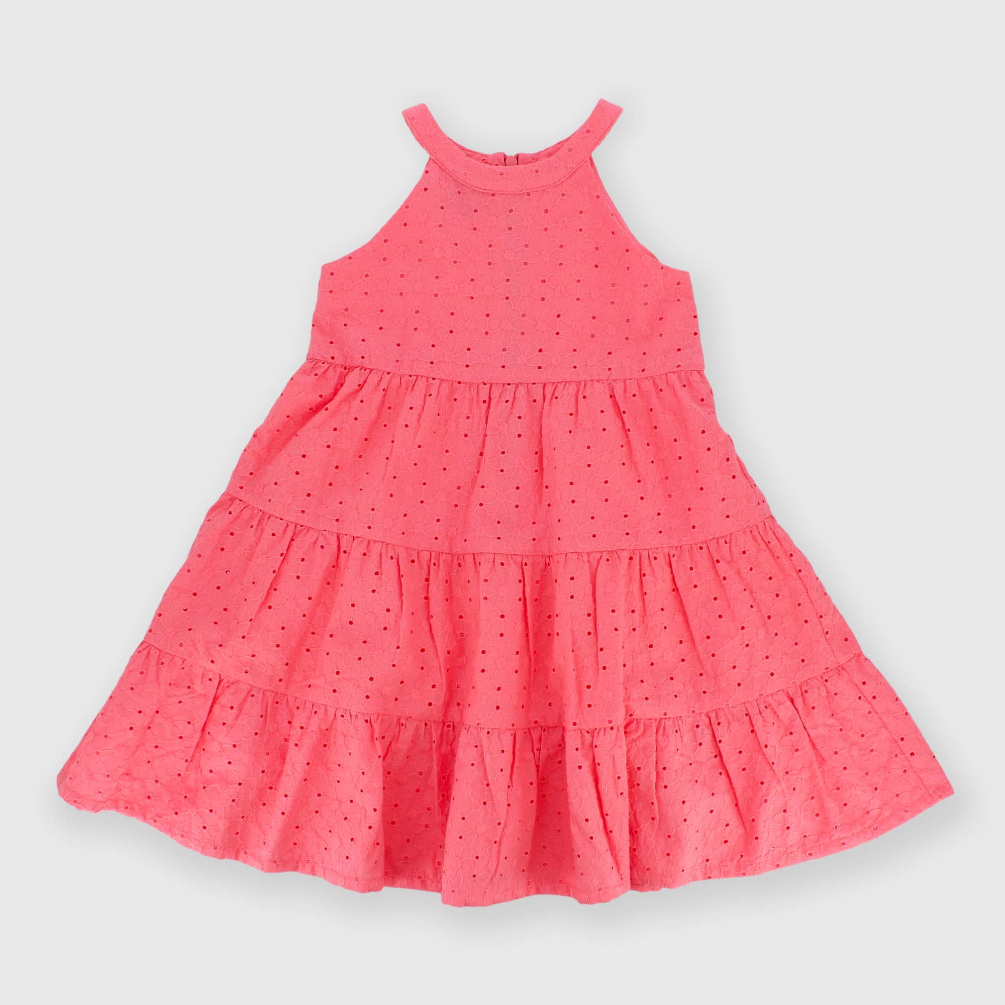 Primigi Vestito in pizzo san gallo da bambina, rosa, Taglia 36M