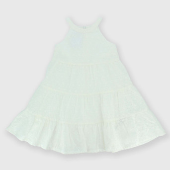 Robe en dentelle  fille, blanc Robe en dentelle  fille, blanc