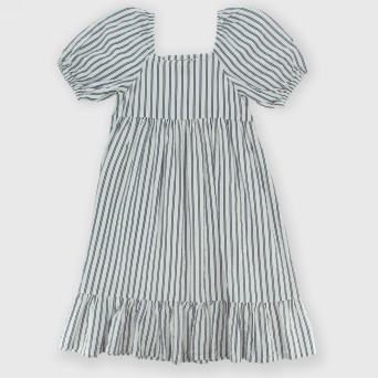 Girl's coton dress, blue Girl's coton dress, blue