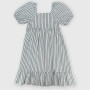 Vestito in cotone da bambina, blu Vestito in cotone da bambina, blu
