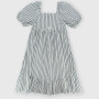 Girl's coton dress, blue Girl's coton dress, blue