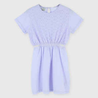 Girl's Jersey dress, pink Girl's Jersey dress, pink