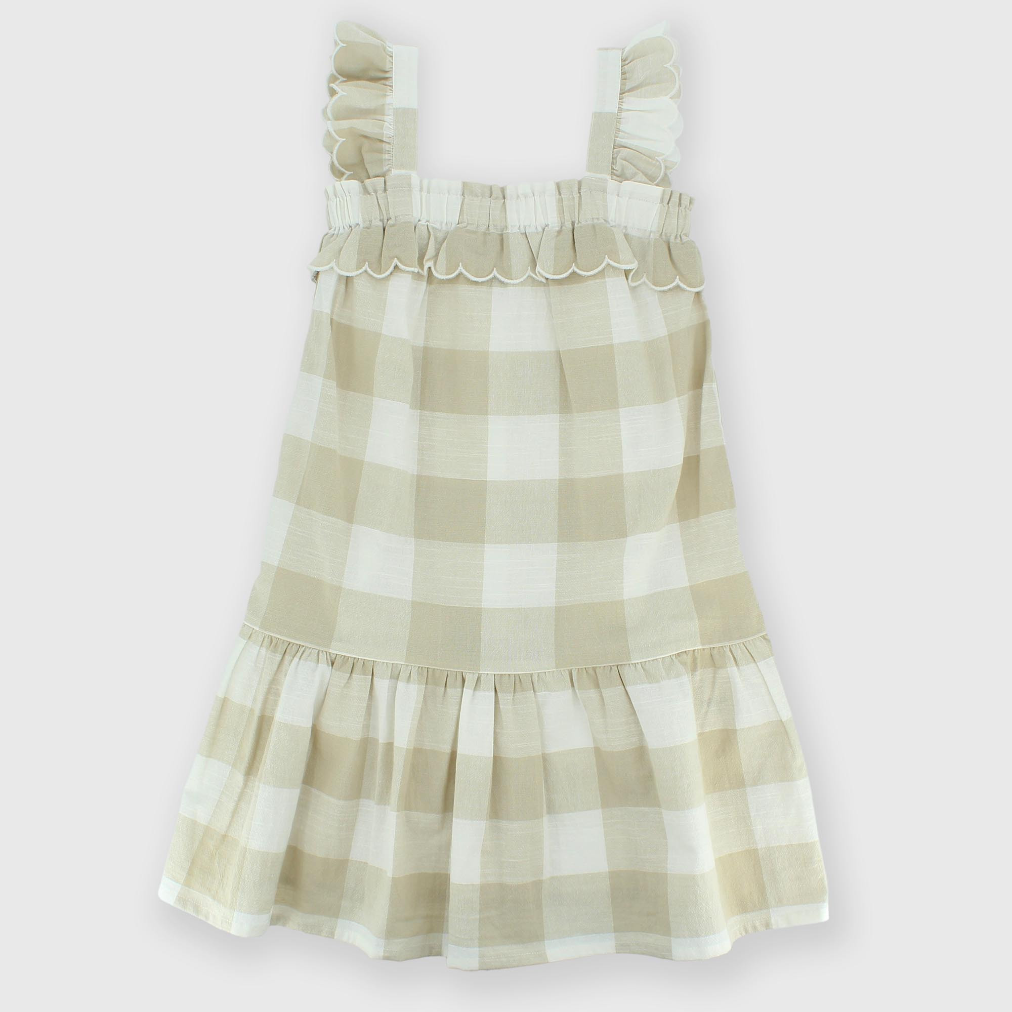 Robe en coton  fille, vert