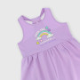 Girl's Jersey cover-up, violet  Girl's Jersey cover-up, violet
