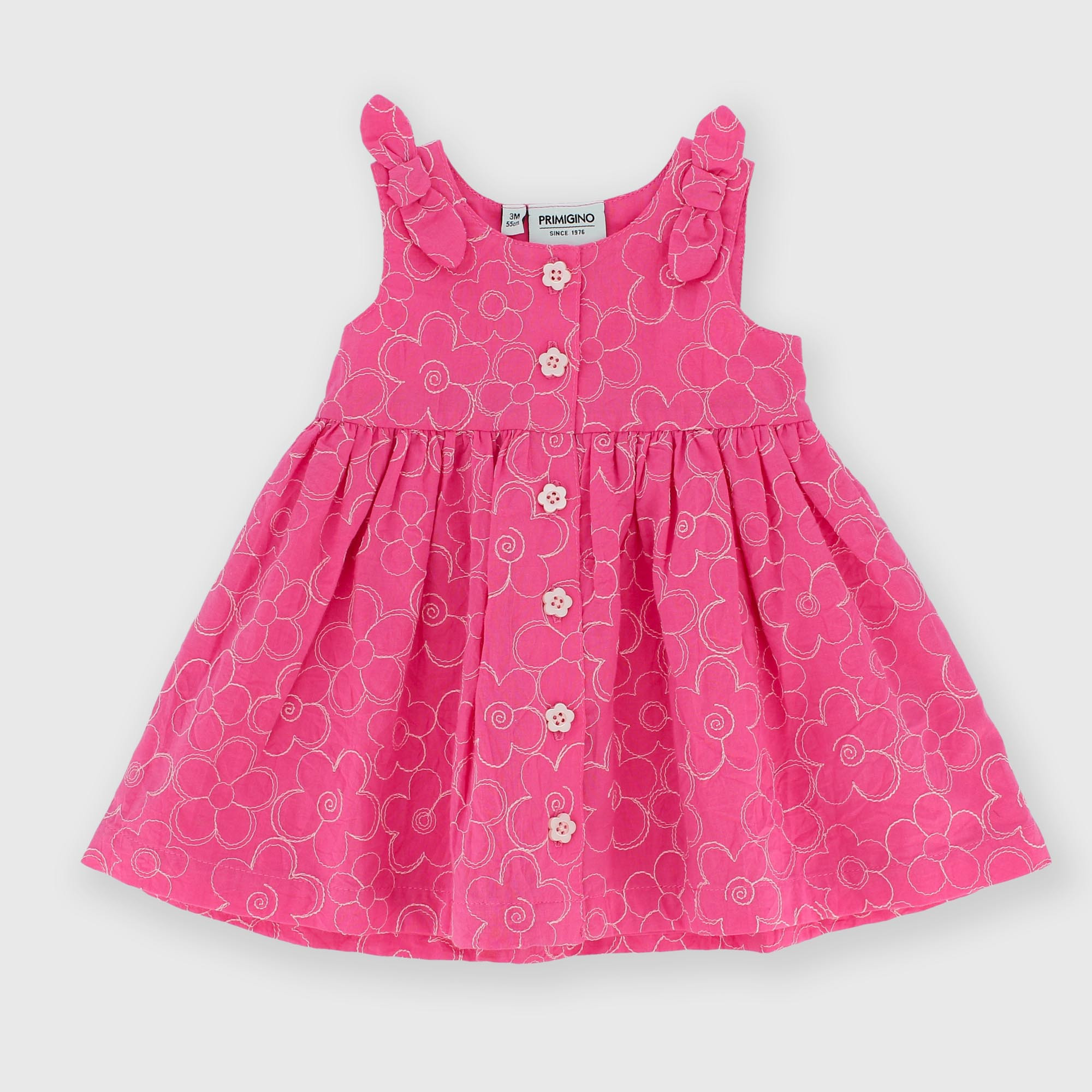 Robe en coton pour fille,  rose