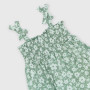 Newborn ribbed dress, green Newborn ribbed dress, green
