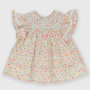 Newborn coton dress, white Newborn coton dress, white
