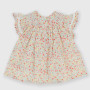 Newborn coton dress, white Newborn coton dress, white