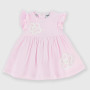 Newborn ribbed dress, pink Newborn ribbed dress, pink