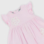Newborn ribbed dress, pink Newborn ribbed dress, pink