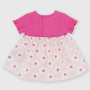 Newborn girl Jersey dress, pink Newborn girl Jersey dress, pink