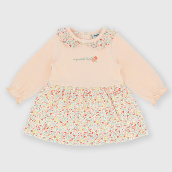Vestido de felpa para bebé niña, rosa Vestido de felpa para bebé niña, rosa