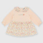 Newborn fleece dress, pink Newborn fleece dress, pink