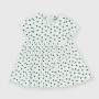 Robe côtelée nouveau-née, blanc Robe côtelée nouveau-née, blanc