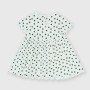Robe côtelée nouveau-née, blanc Robe côtelée nouveau-née, blanc