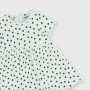 Robe côtelée nouveau-née, blanc Robe côtelée nouveau-née, blanc