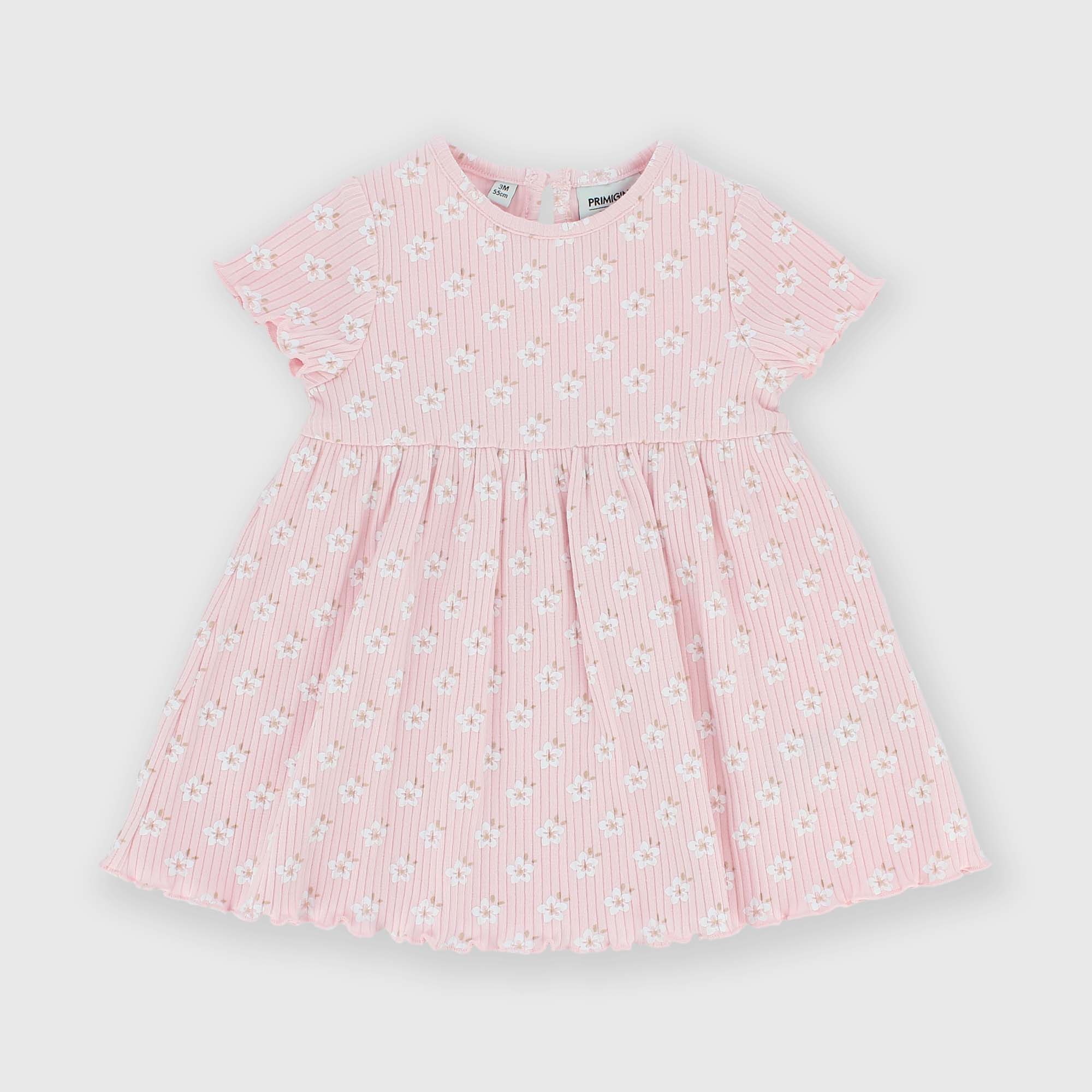 Primigi Vestito in costina da neonata, rosa, Taglia 9M