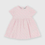 Newborn ribbed dress, pink Newborn ribbed dress, pink